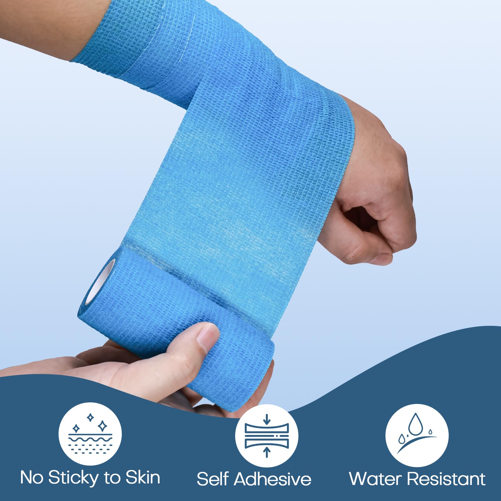 Fenhupe vet wrap demonstrates pet-friendly application for horses and dogs.