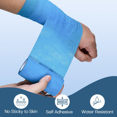 Fenhupe vet wrap demonstrates pet-friendly application for horses and dogs.
