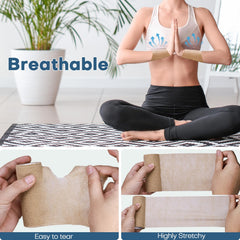 Fenhupe vet wrap self-adheres to itself for gentle pet care.
