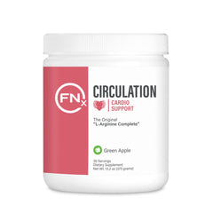 Fenix Nutrition Arginine Complete bottle with green apple flavor, supporting energy and circulation.