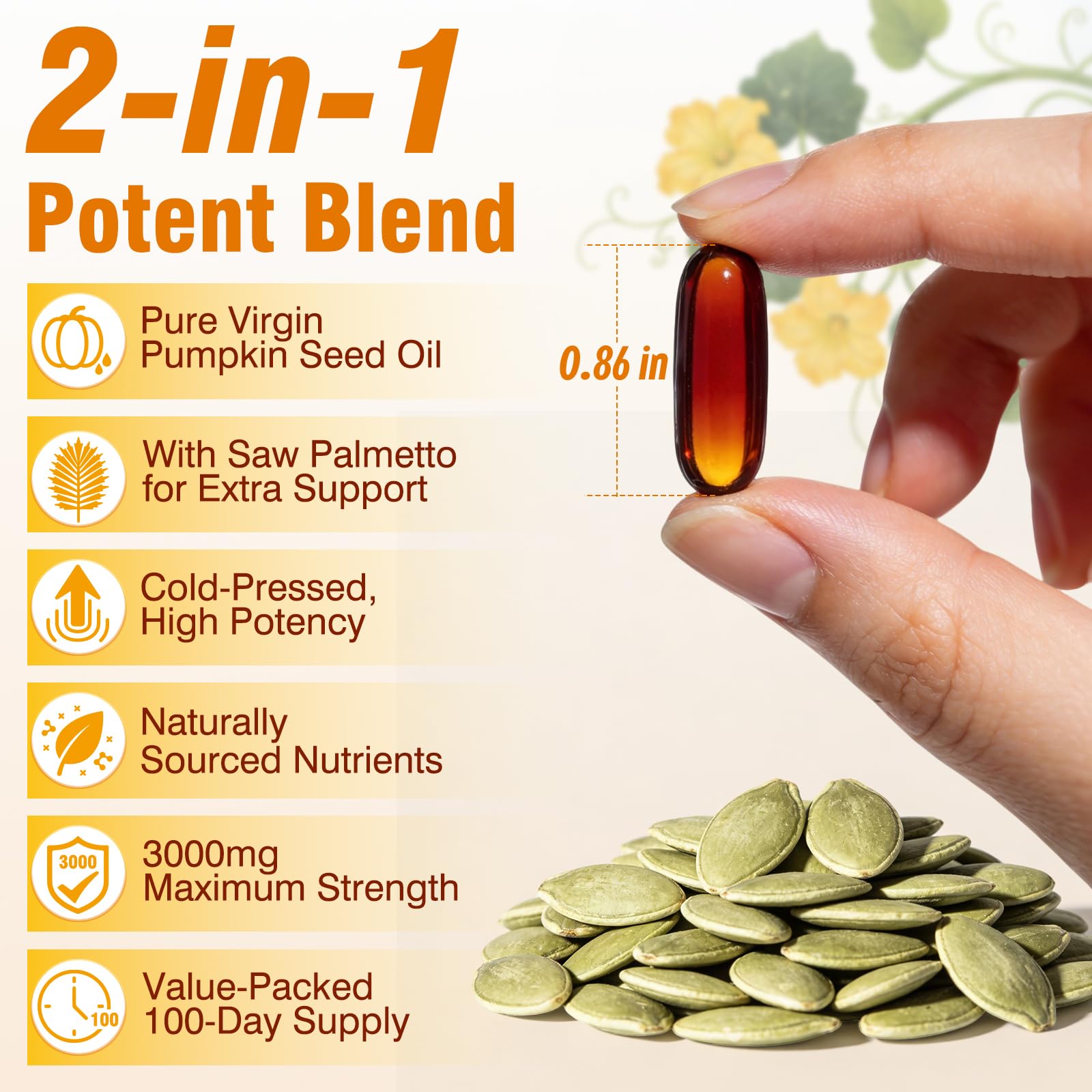 Fenolutra softgels being poured to show easy daily dosage
