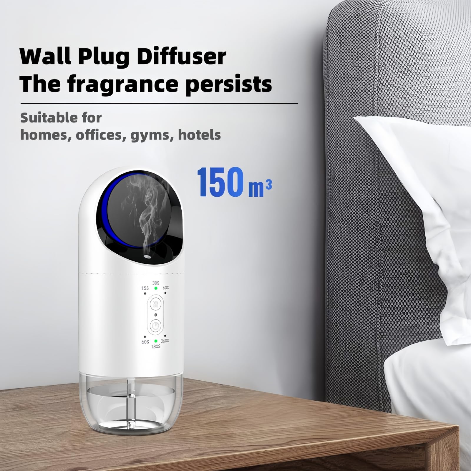 Fenpos waterless-aromatherapy diffuser shows aroma without water tanks