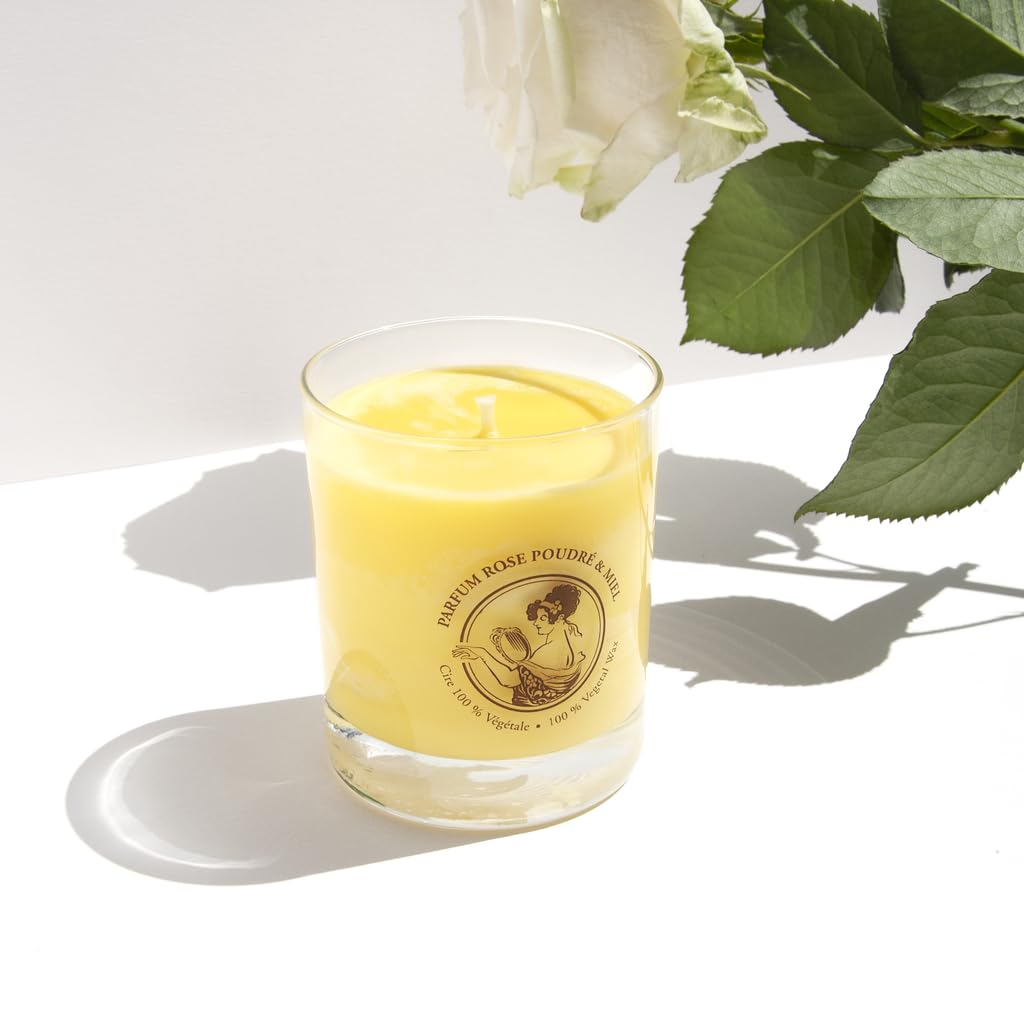 Feret Parfumeur Hand-poured soy wax candle delivers clean, even burn.