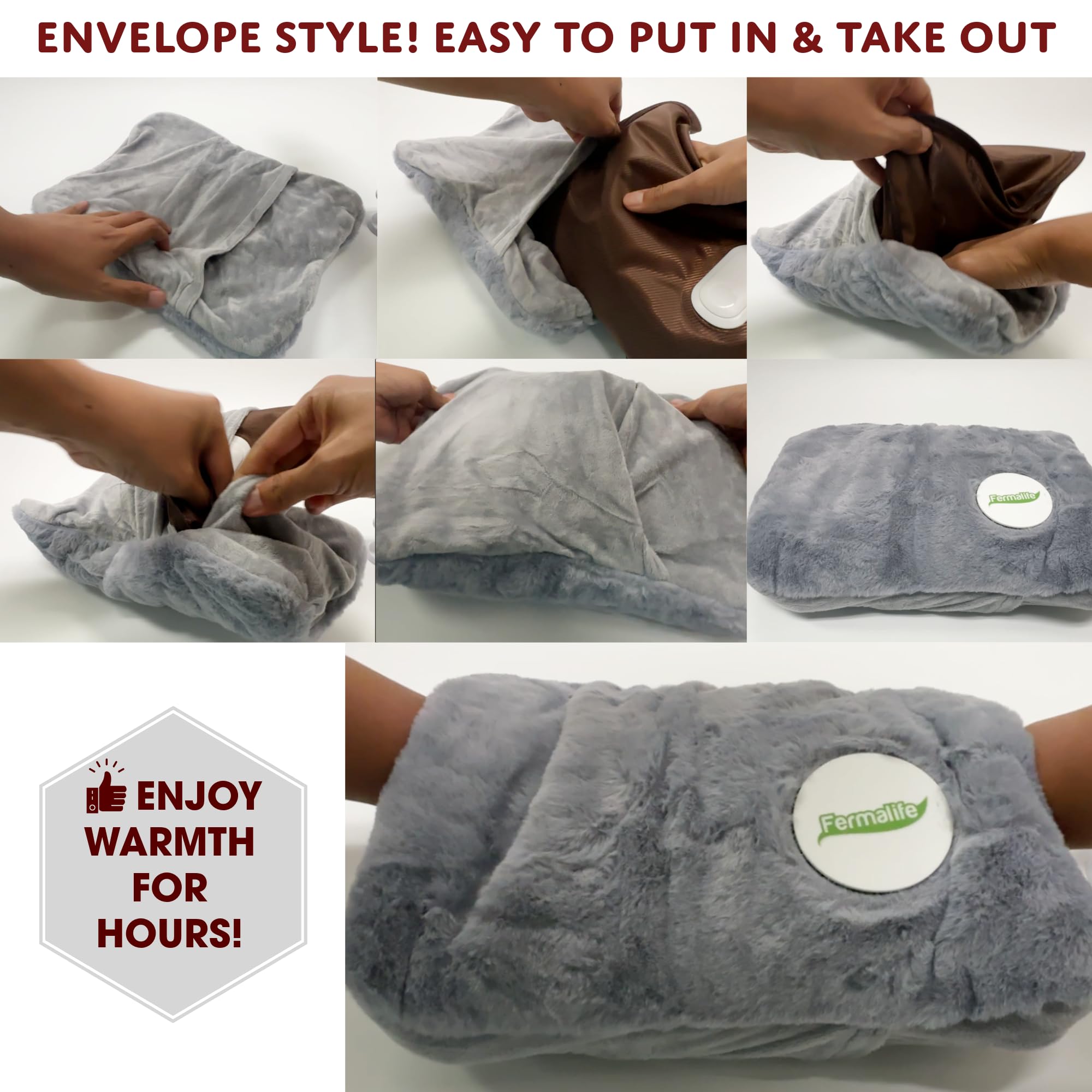 FERMALIFE advanced heat transfer technology provides rapid, even warmth.