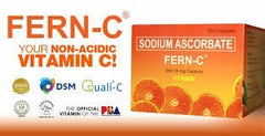 Fern-C bottle with 30 capsules for daily immune support.