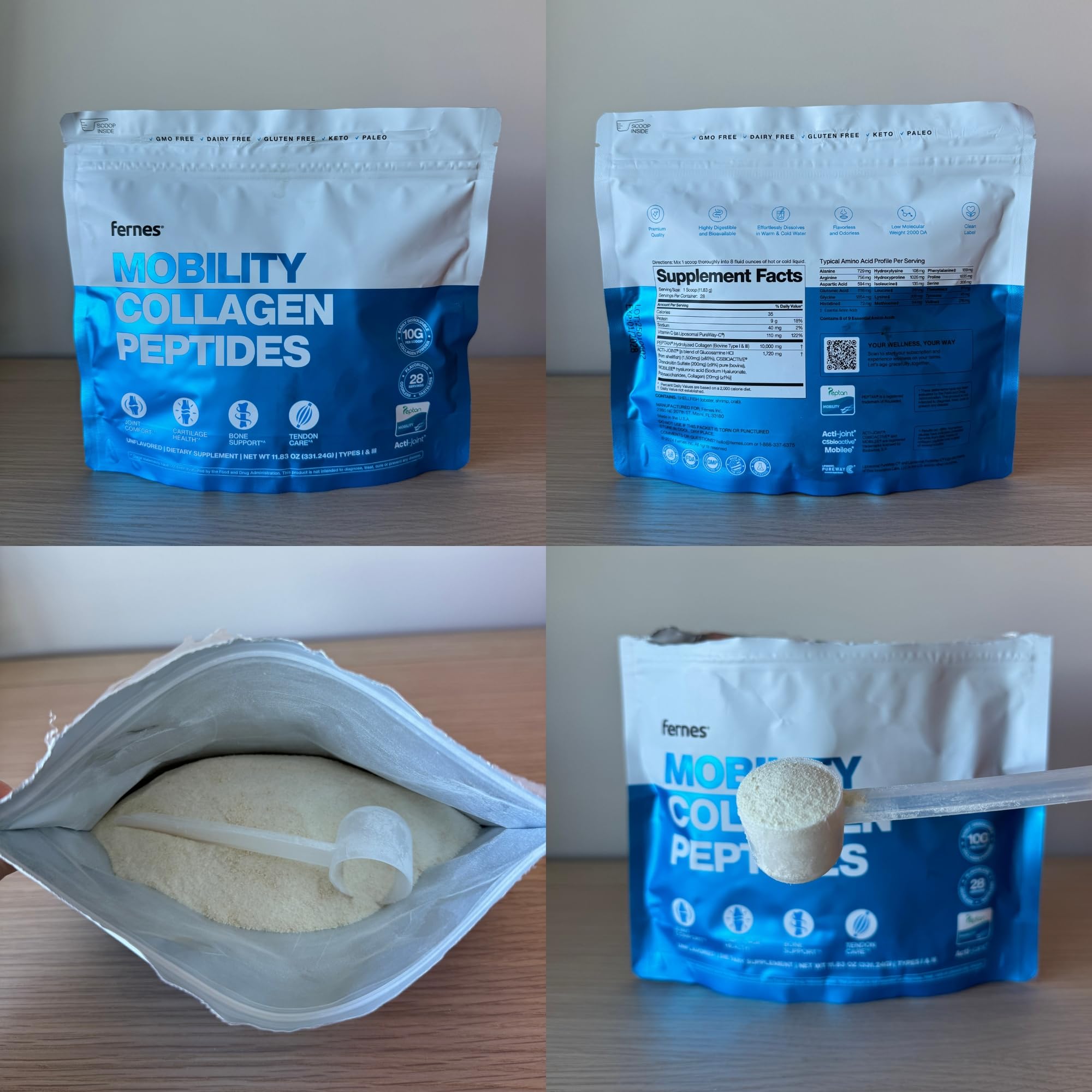Liposomal PureWay-C visual communicates enhanced absorption and connective tissue support.