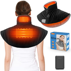 FERNIDA neck heating pad with graphene technology for fast, deep warmth
