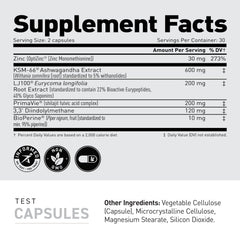 Graphic of LJ100 and KSM-66 illustrating ingredient transparency.