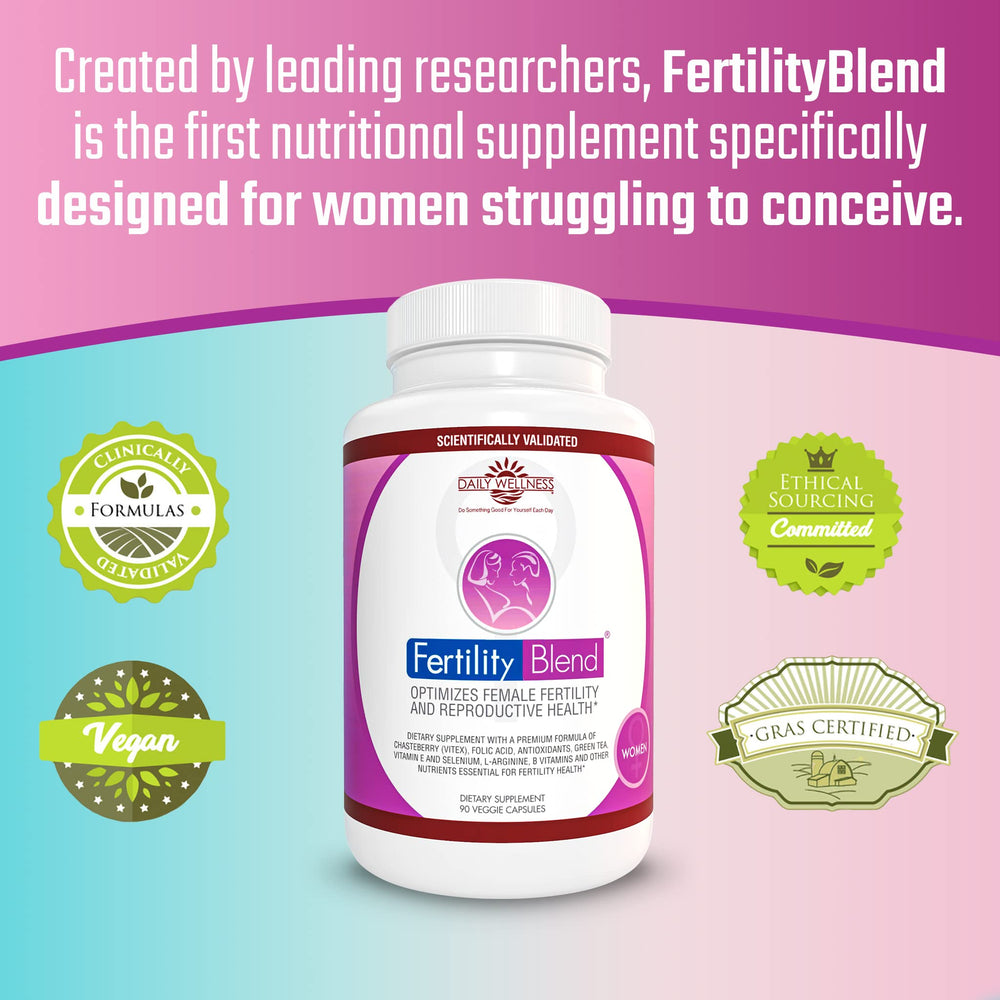 Fertility Blend daily dose capsules easy to take