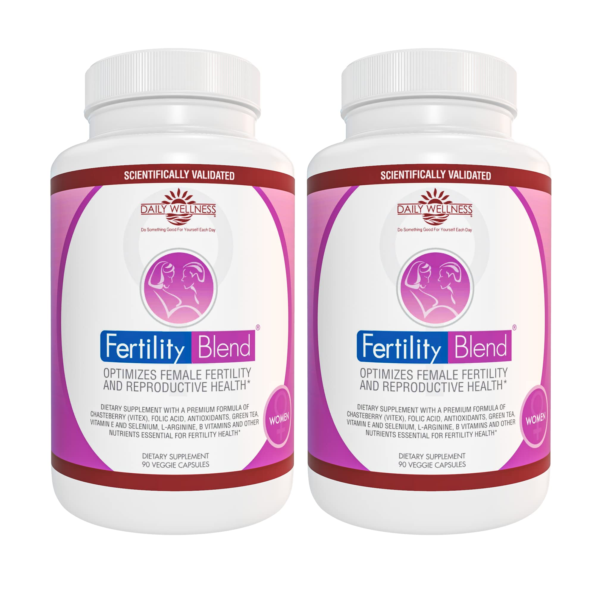 Fertility Blend daily wellness bottle for convenient ongoing support