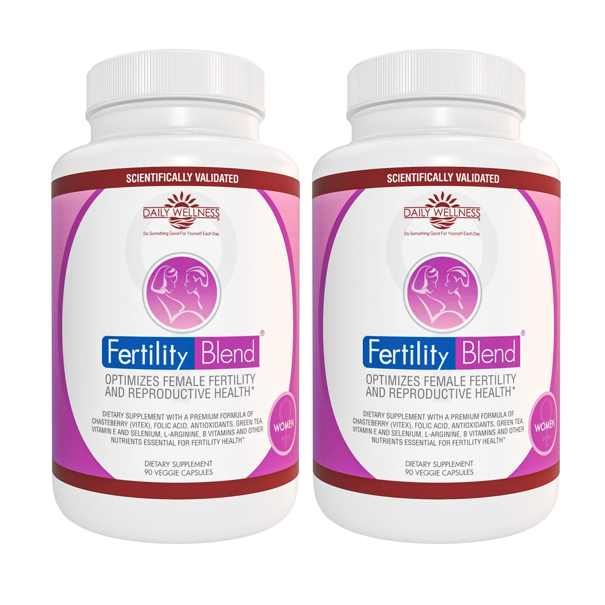 Fertility Blend daily wellness bottle for convenient ongoing support