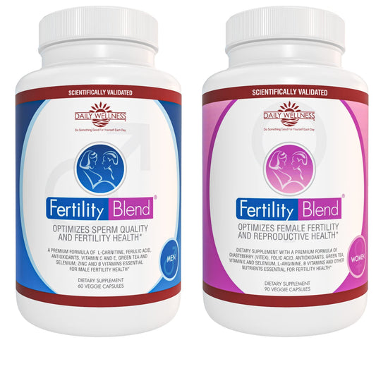 Fertility Blend Women bottle front illustrating natural fertility support