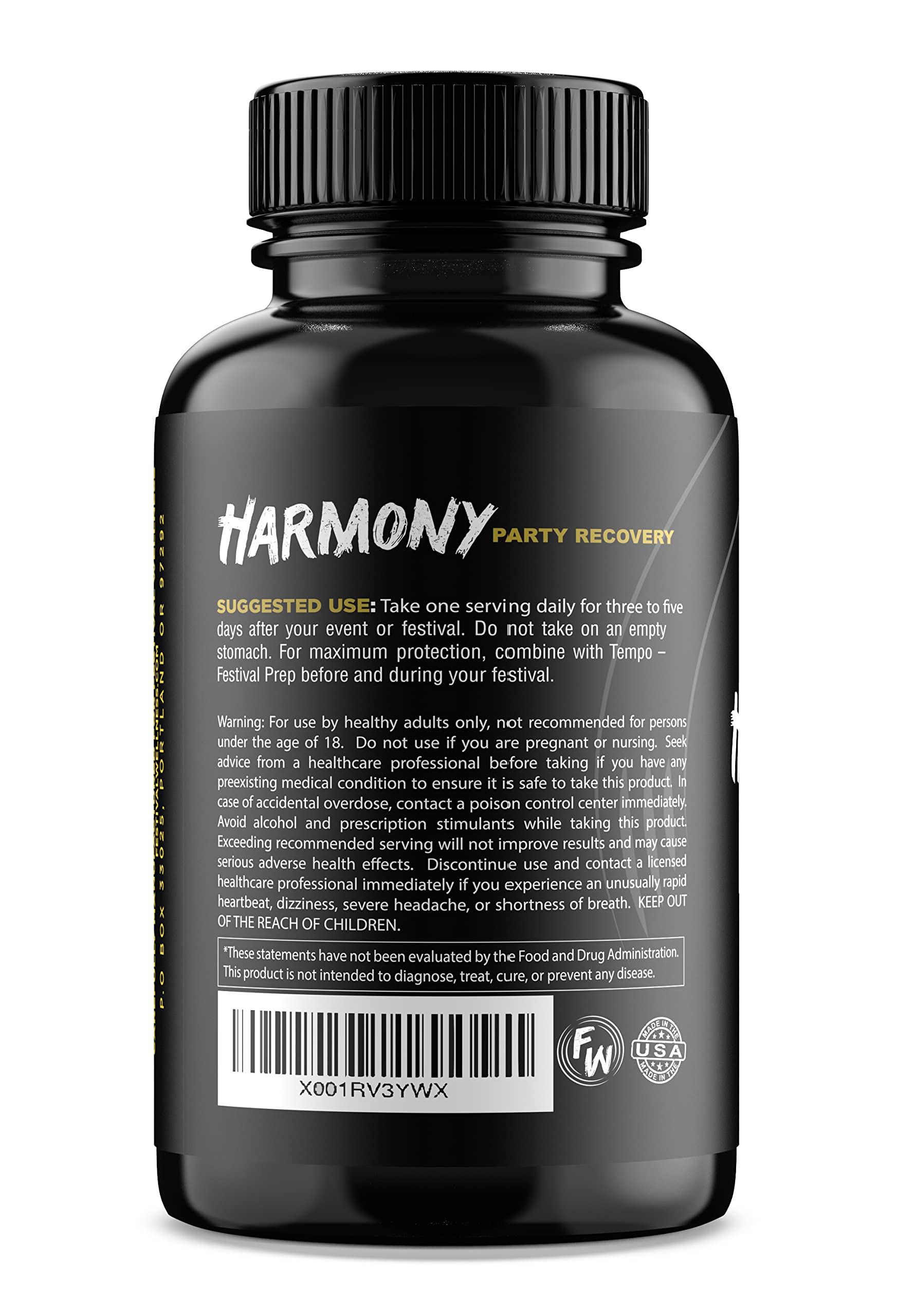 Harmony electrolyte blend shown to support hydration and recovery after events.