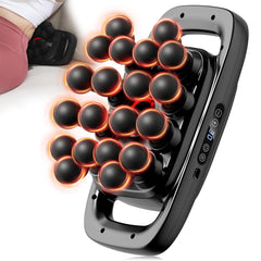 Feyano massage gun with all heads attached for comprehensive muscle coverage