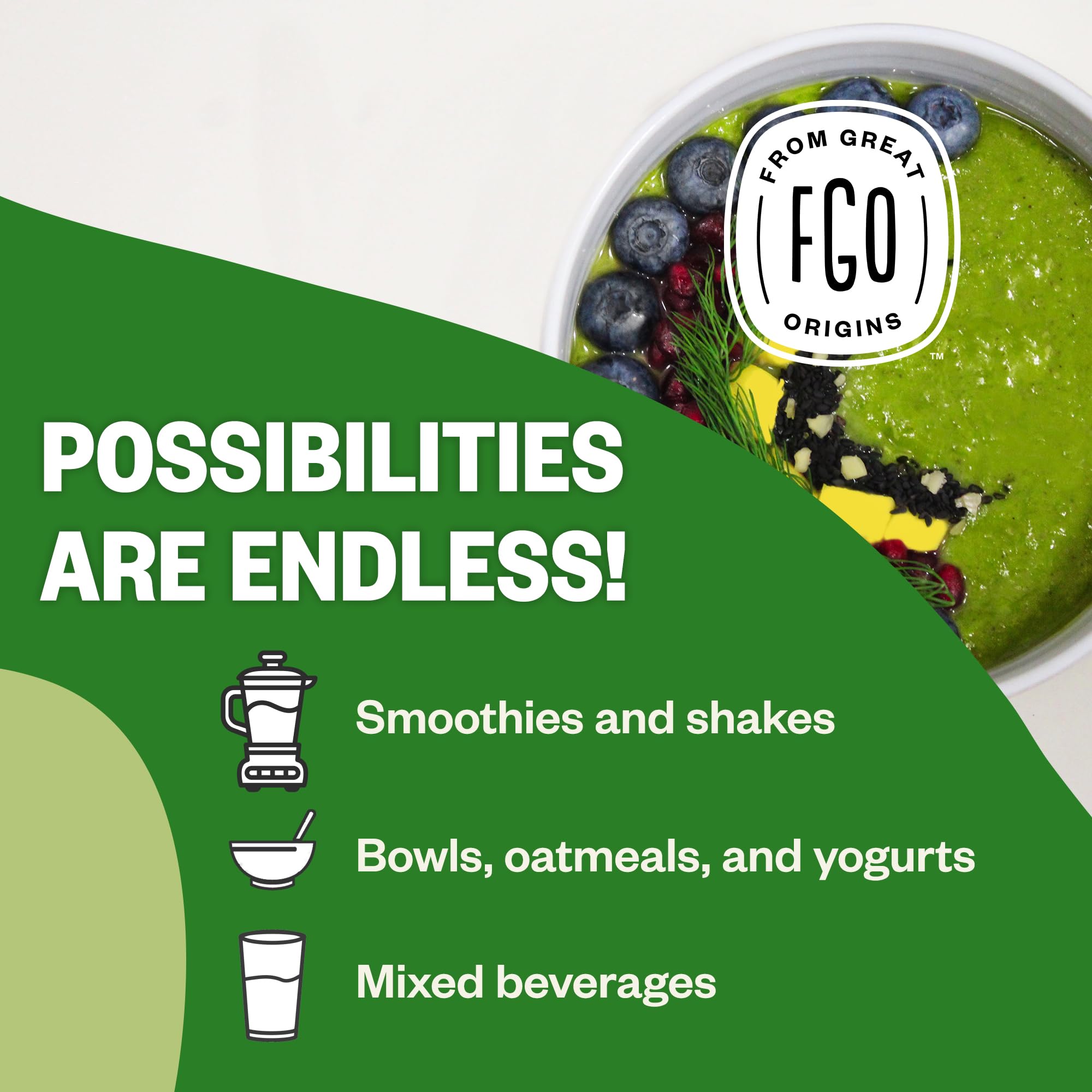 FGO Amla Powder used in smoothies and recipes as a versatile ingredient