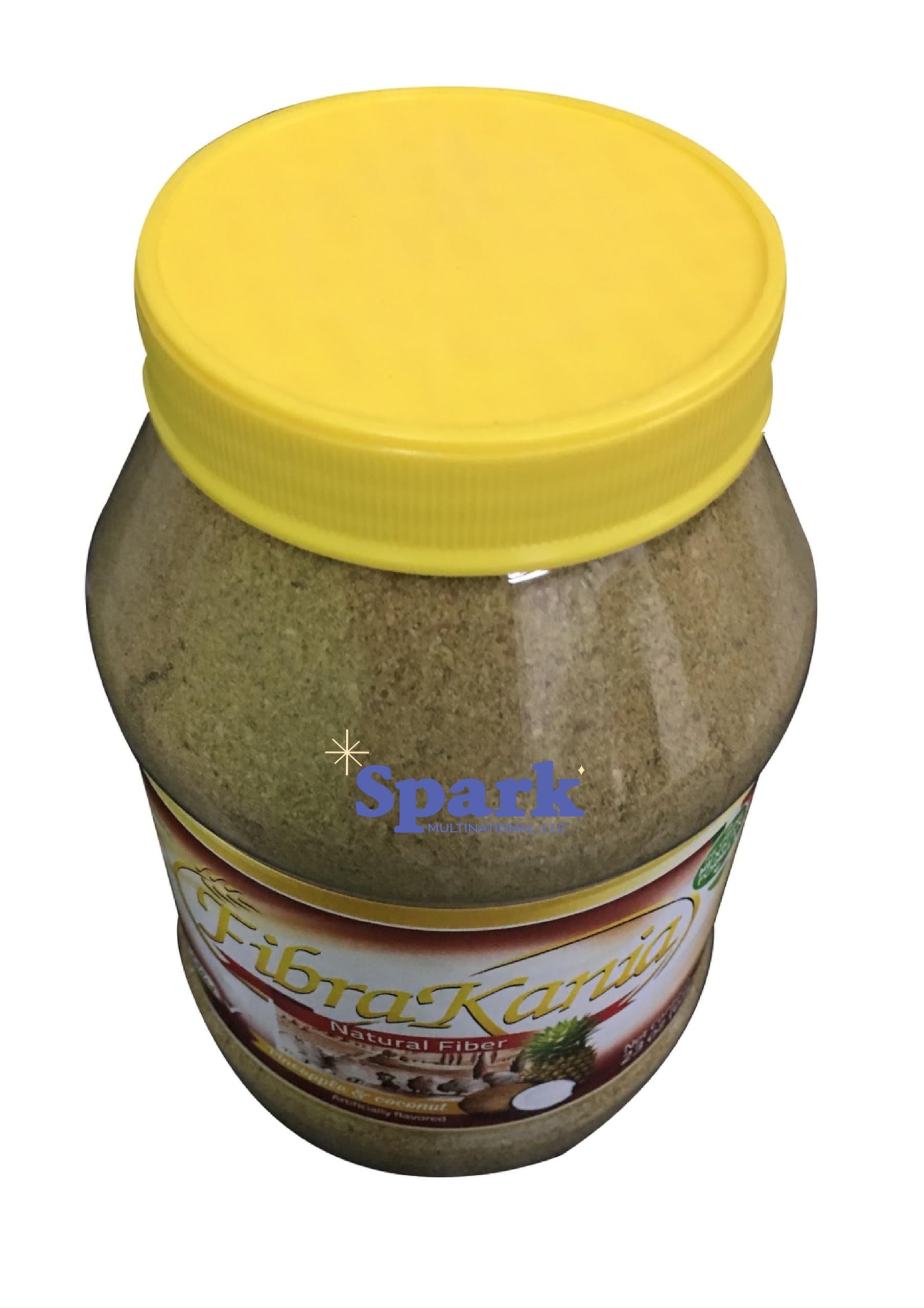 Fibra Kania Pineapple & Coconut scoop included for easy portion control.