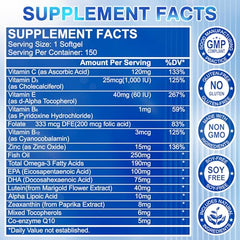 FIDERNIC lutein zeaxanthin softgels with 40 mg lutein and 8 mg zeaxanthin