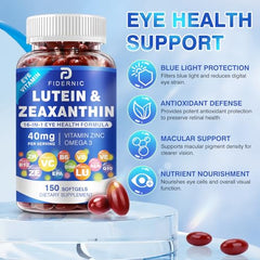 FIDERNIC omega-3 and CoQ10 eye support softgels for retinal vitality