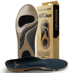 FieldBorn FB-01 Miles Ahead insoles top view shows all-day comfort