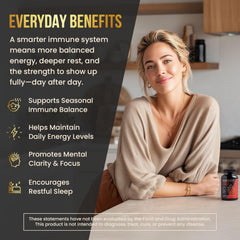 Fierce Immunity capsules-closeup highlighting easy-to-take daily capsules for busy lives