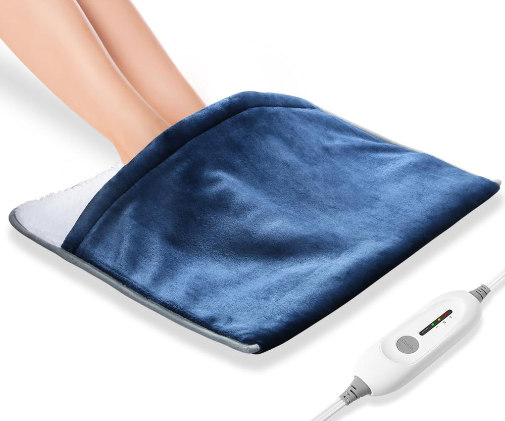 FIGERM Foot Warmer Electric delivers king-size warmth for feet and legs.