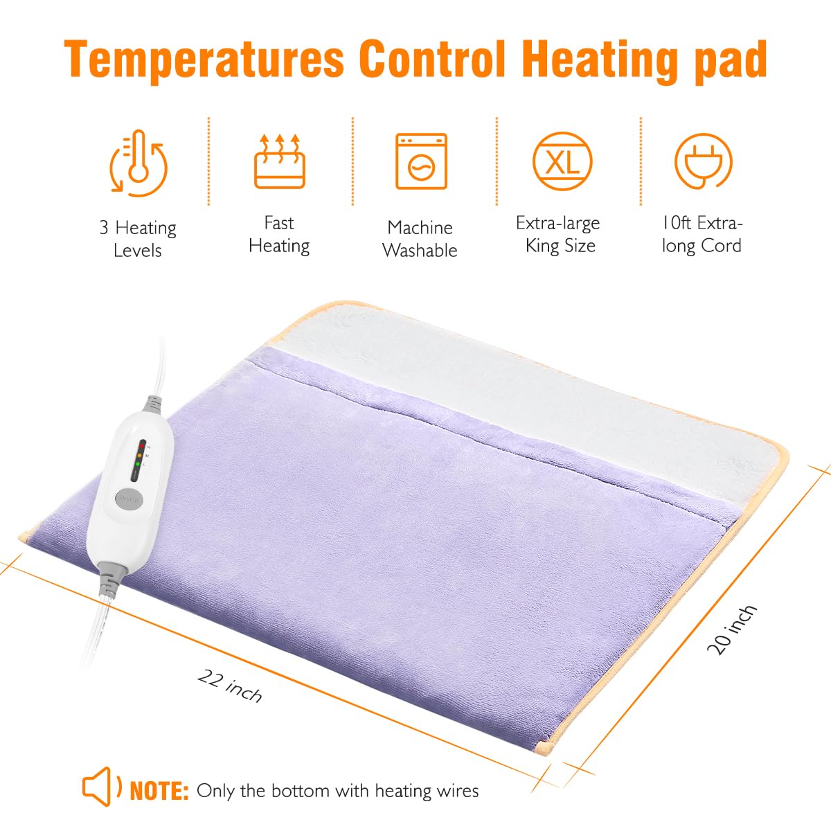 FIGERM Foot Warmer pocket design keeps feet warm and secure