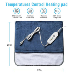 FIGERM Ultra-soft flannel surface provides skin-friendly warmth for resting or working.