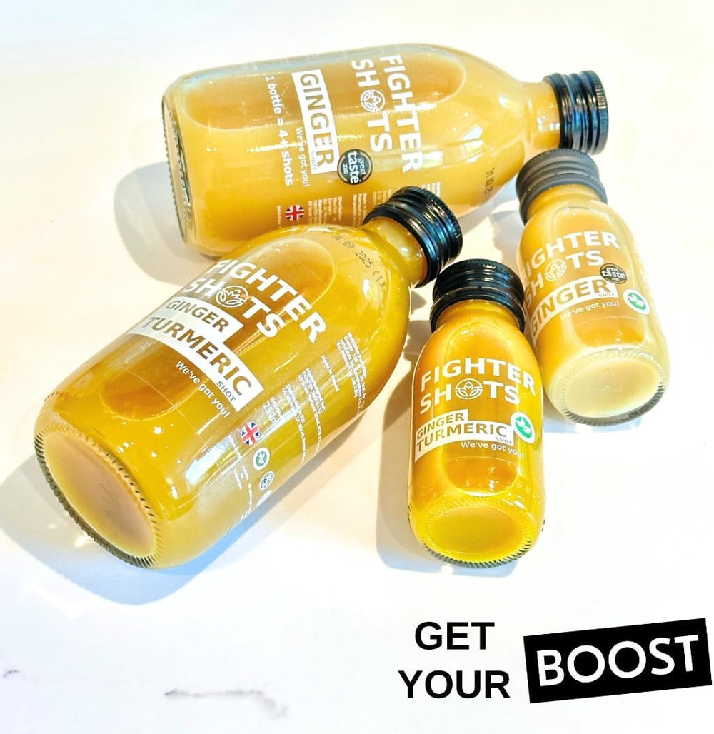Fighter Shots 12-pack on shelf suggesting convenient daily rituals and storage