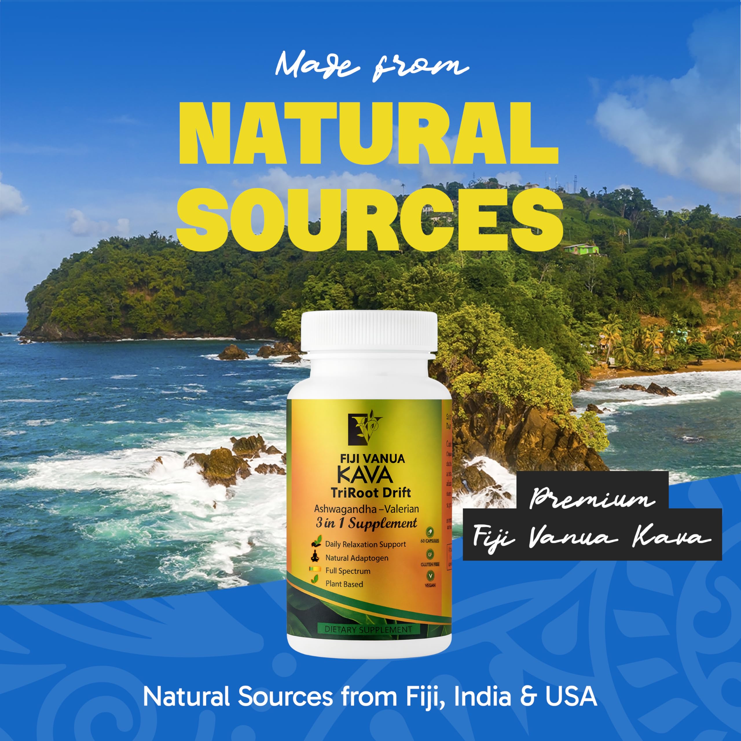 Fiji Vanua Kava lab-tested certificate indicating quality and potency.