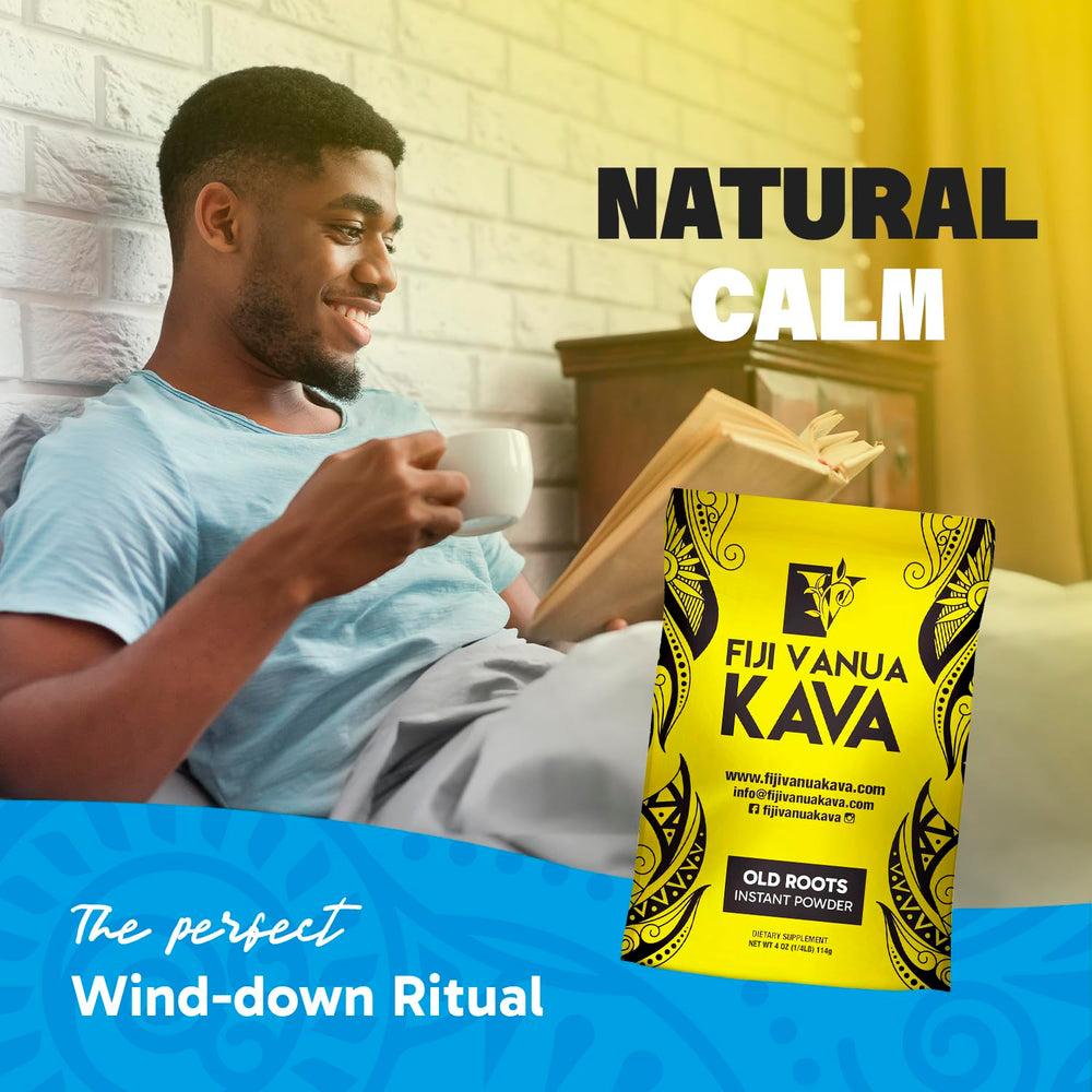 Instantly dissolving Fiji Vanua Kava powder saves prep time