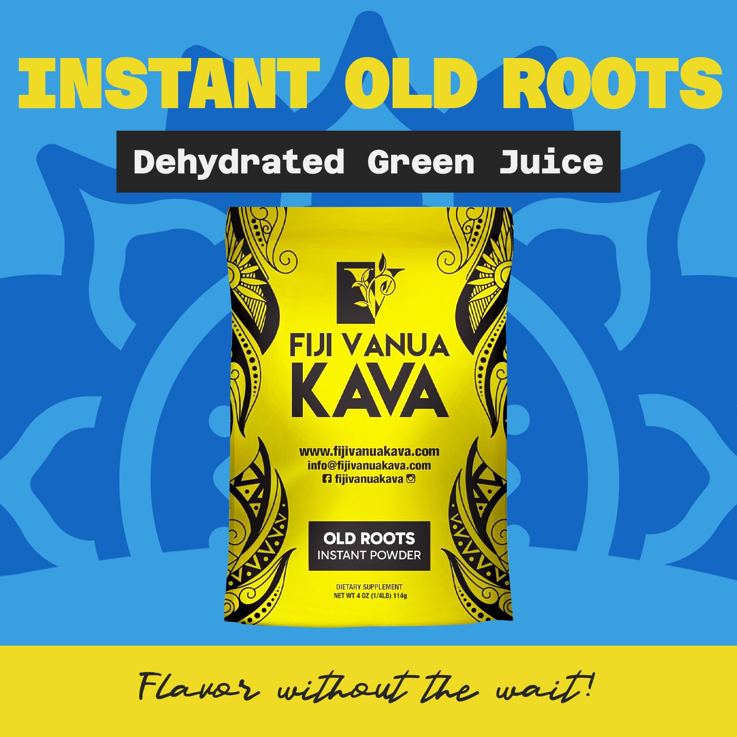 Stir Fiji Vanua Kava with water for a smooth, quick-kava experience