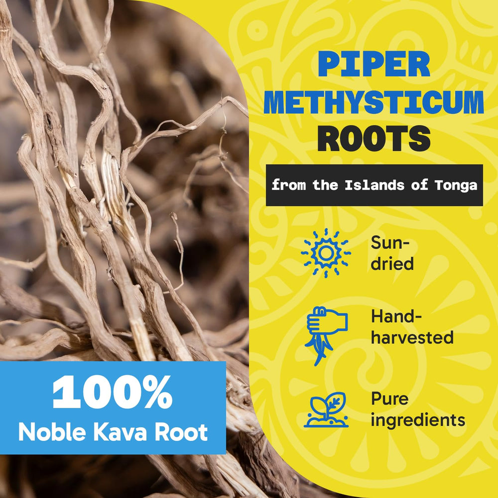 Fiji Vanua Kava sun-dried noble kava powder preserves potency and natural flavor.