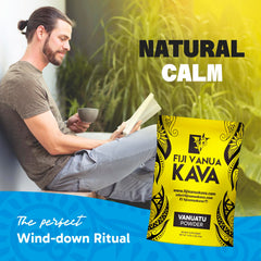 Visual cue for high kavalactone content in Fiji Vanua Kava Vanuatu powder