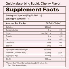 Cherry flavor visual conveying enjoyable daily supplement