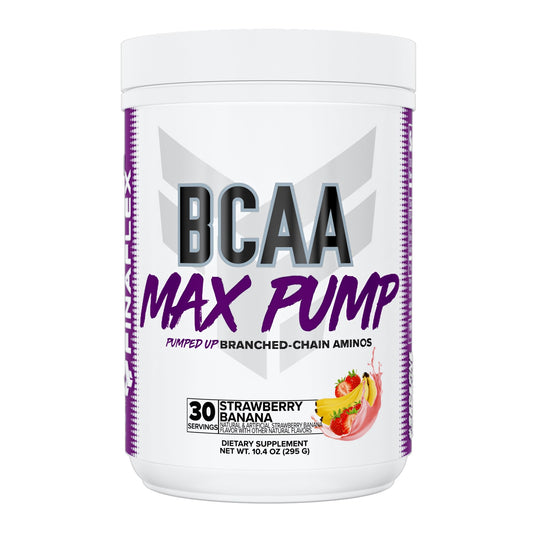 FINAFLEX BCAA MAX PUMP bottle-front view showing endurance support for workouts
