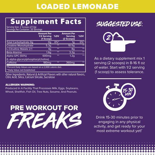 FINAFLEX Engage ingredients label highlights creatine and caffeine for energy.