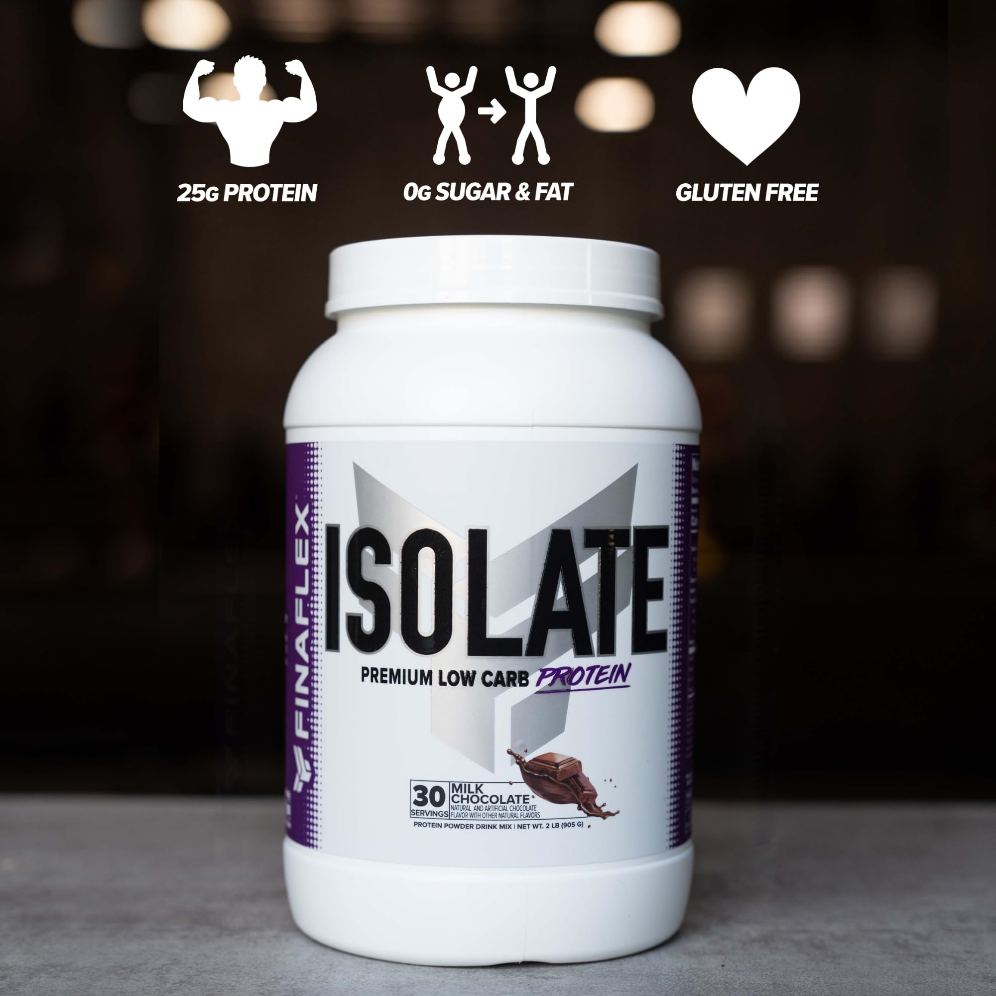FINAFLEX ISOLATE milk chocolate pudding as a convenient protein snack