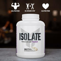 FINAFLEX ISOLATE Vanilla pudding bowl for a low-carb protein dessert.