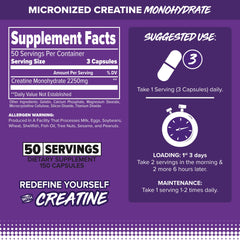 FINAFLEX Pure Creatine capsules close-up for potential sprint speed and training capacity.