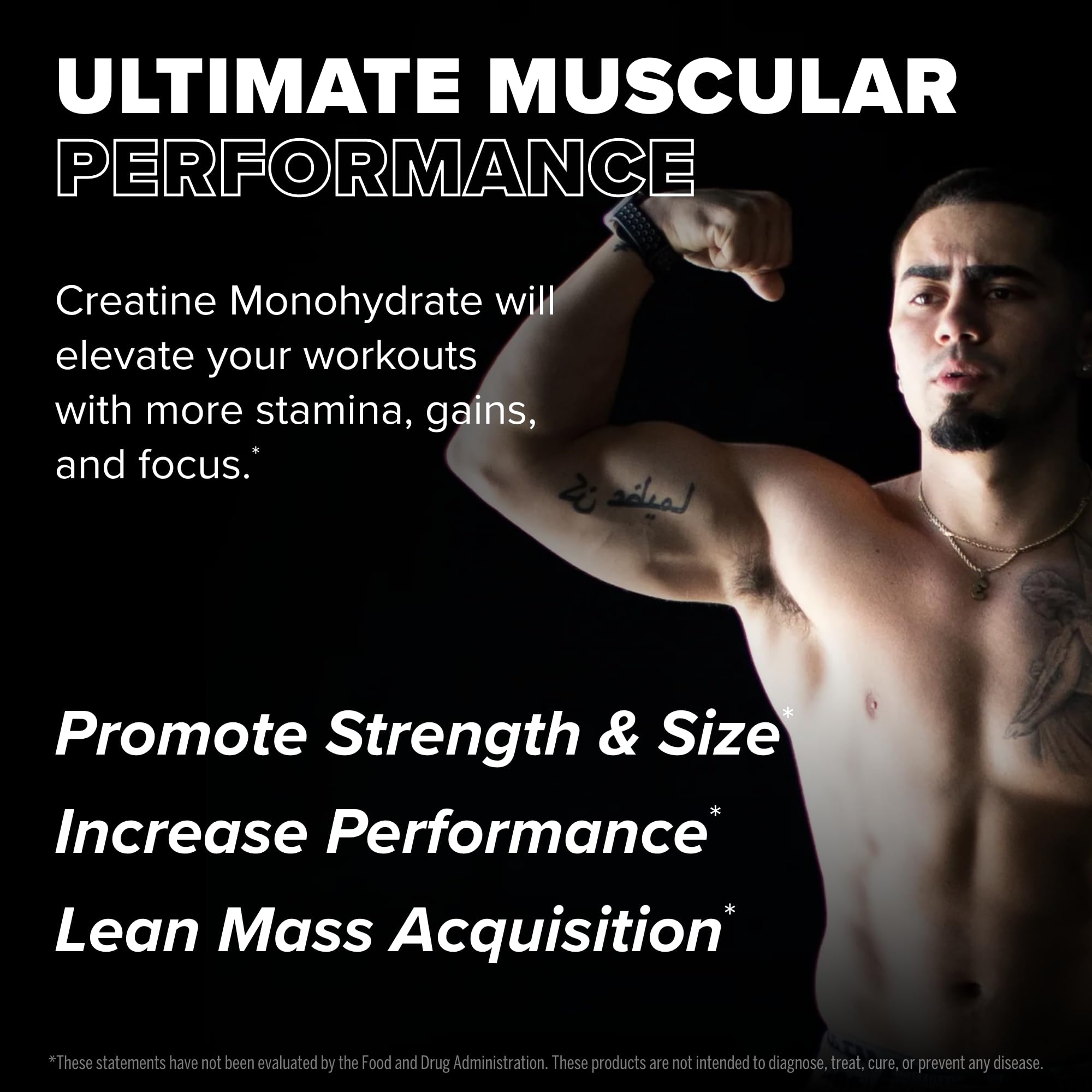 FINAFLEX Pure Creatine label with NSF Certified seal signaling trusted quality.
