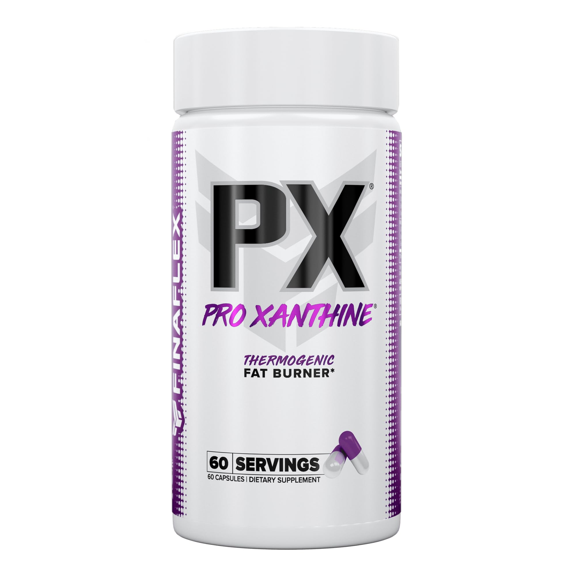 FINAFLEX PX PRO Xanthine bottle front promotes energy and focus