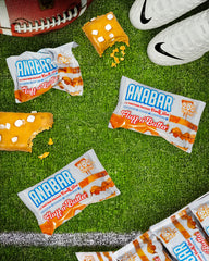 Anabar Bar close-up highlighting 20 grams of protein per bar