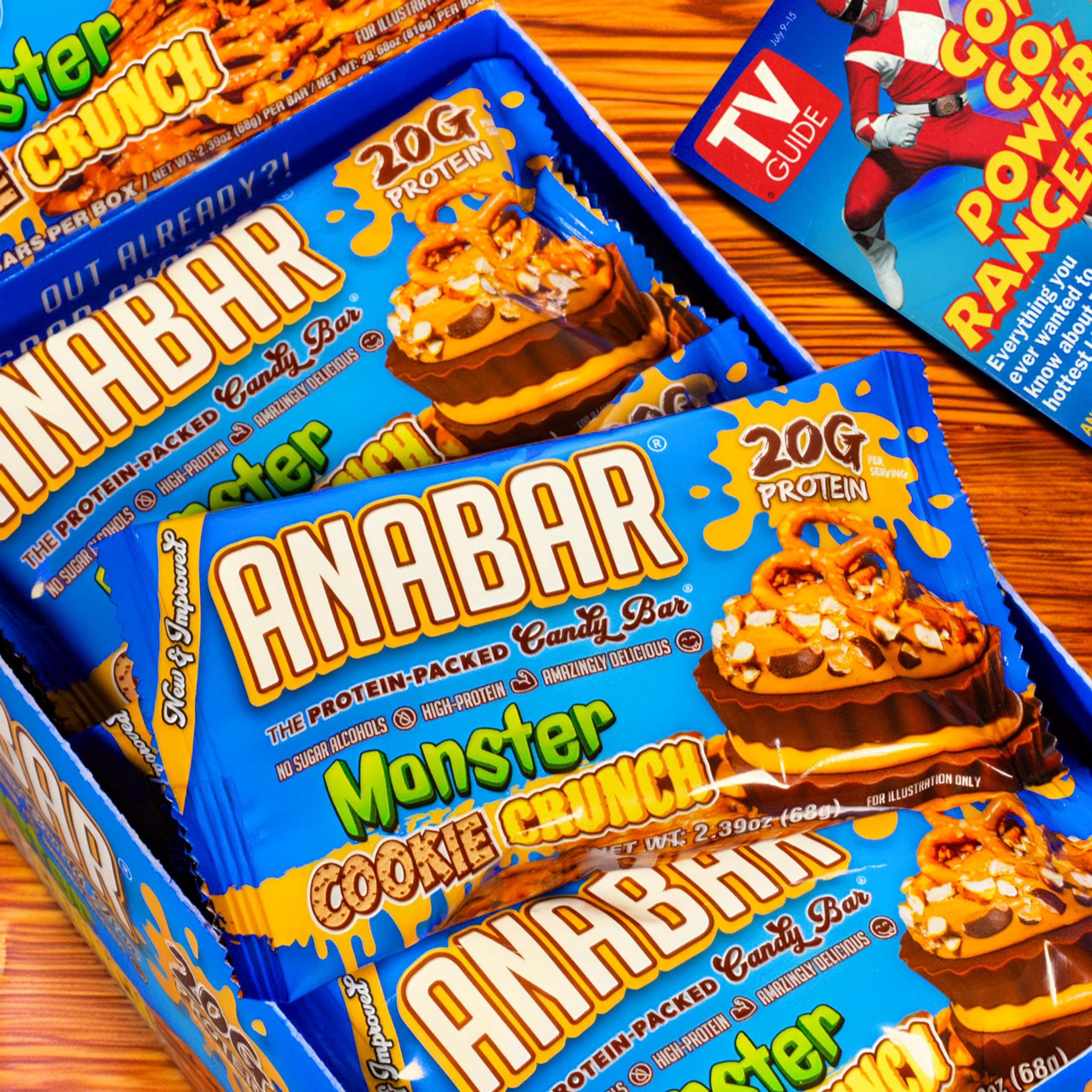 Final Boss Anabar bar without sugar alcohols, naturally sweetened with honey.