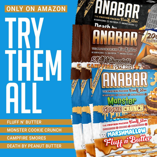Final Boss Anabar Death by Peanut Butter bar close-up highlighting flavor