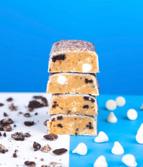 Protein-packed candy bar texture for a convenient student snack.