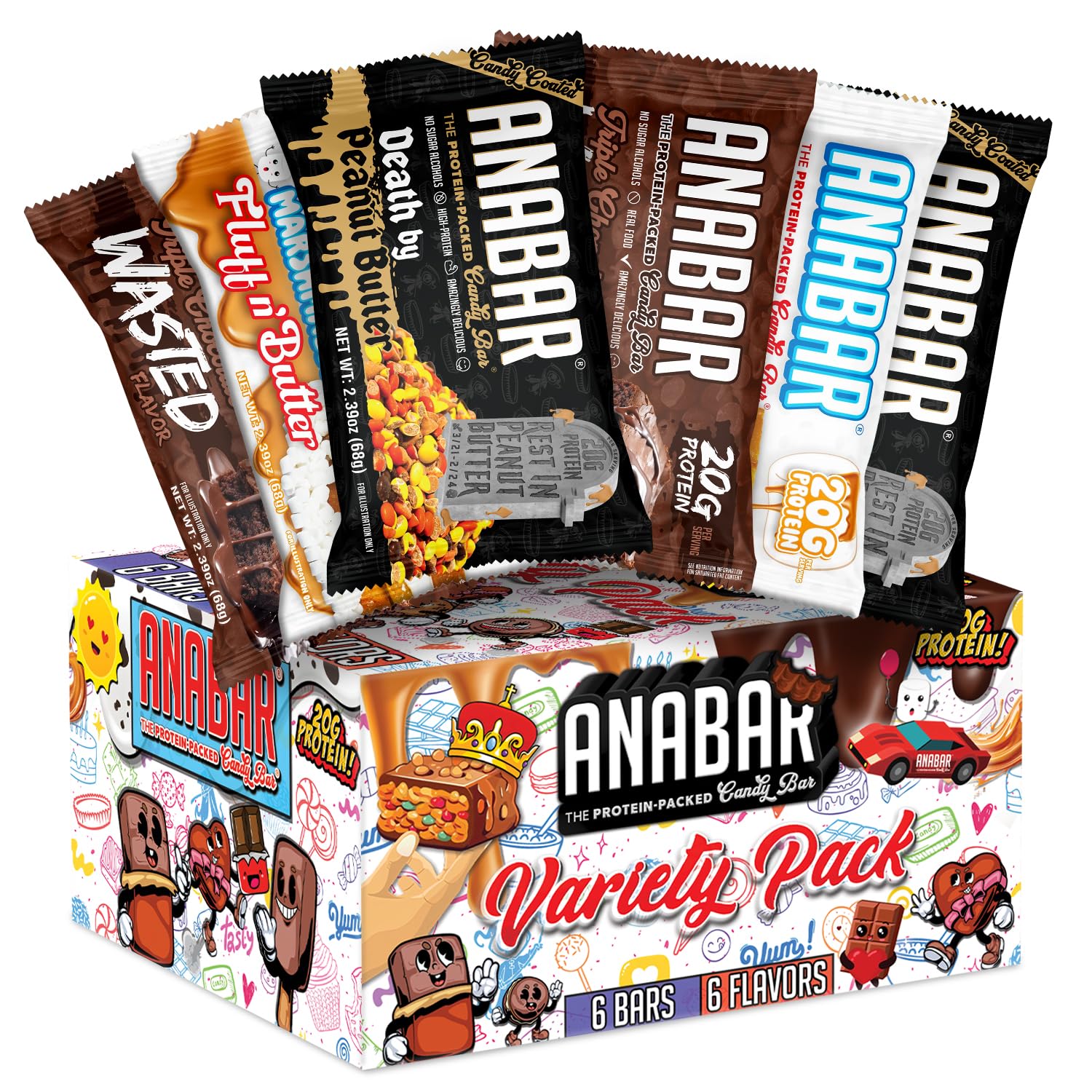 Final Boss Anabar sampler box front for quick protein on the go