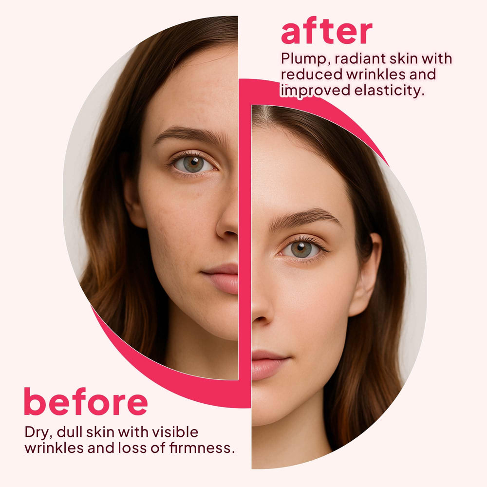 Fine Japan Hyaluron & Collagen Plus factory scene implies Made in Japan quality.