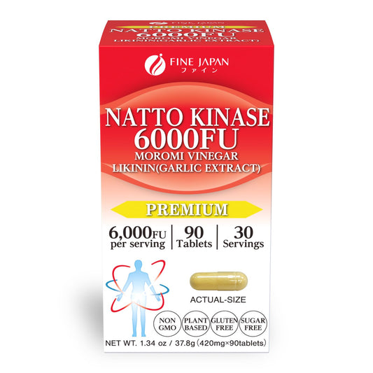 Fine Japan Nattokinase 6000FU bottle demonstrates authentic quality for daily use.