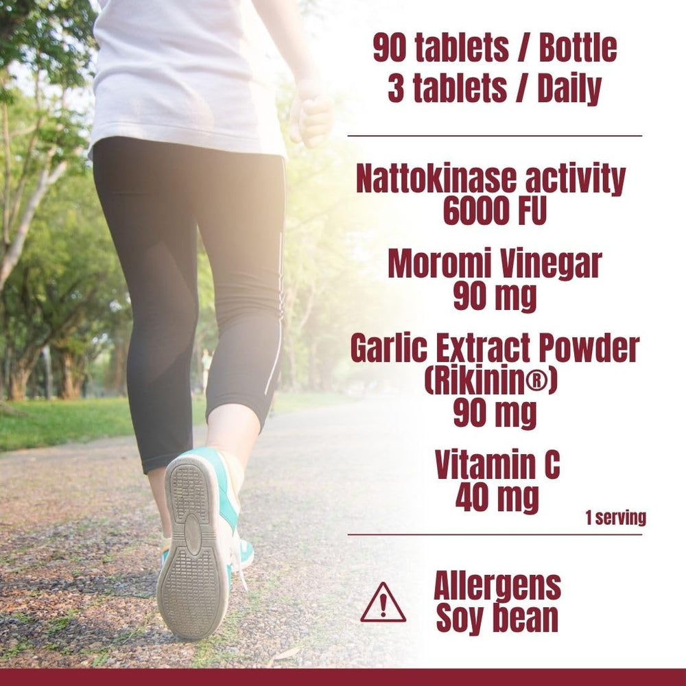 Closeup of Fine Japan Nattokinase 6000FU capsules for easy daily intake.