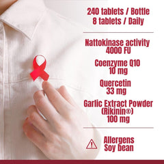 Label features onion skin, red yeast rice, garlic in the blend